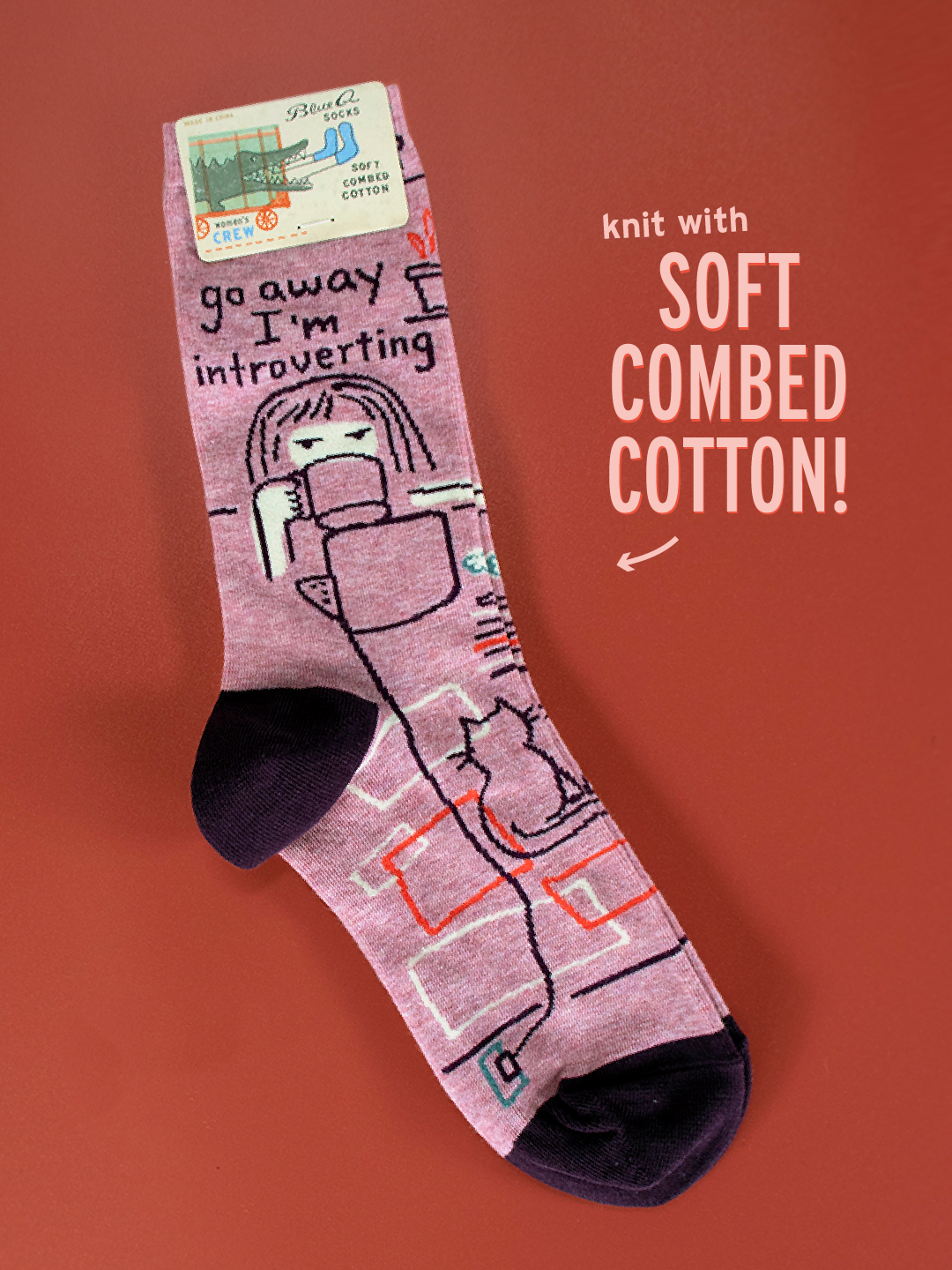 SW504 Go Away Introverting Women's Socks
