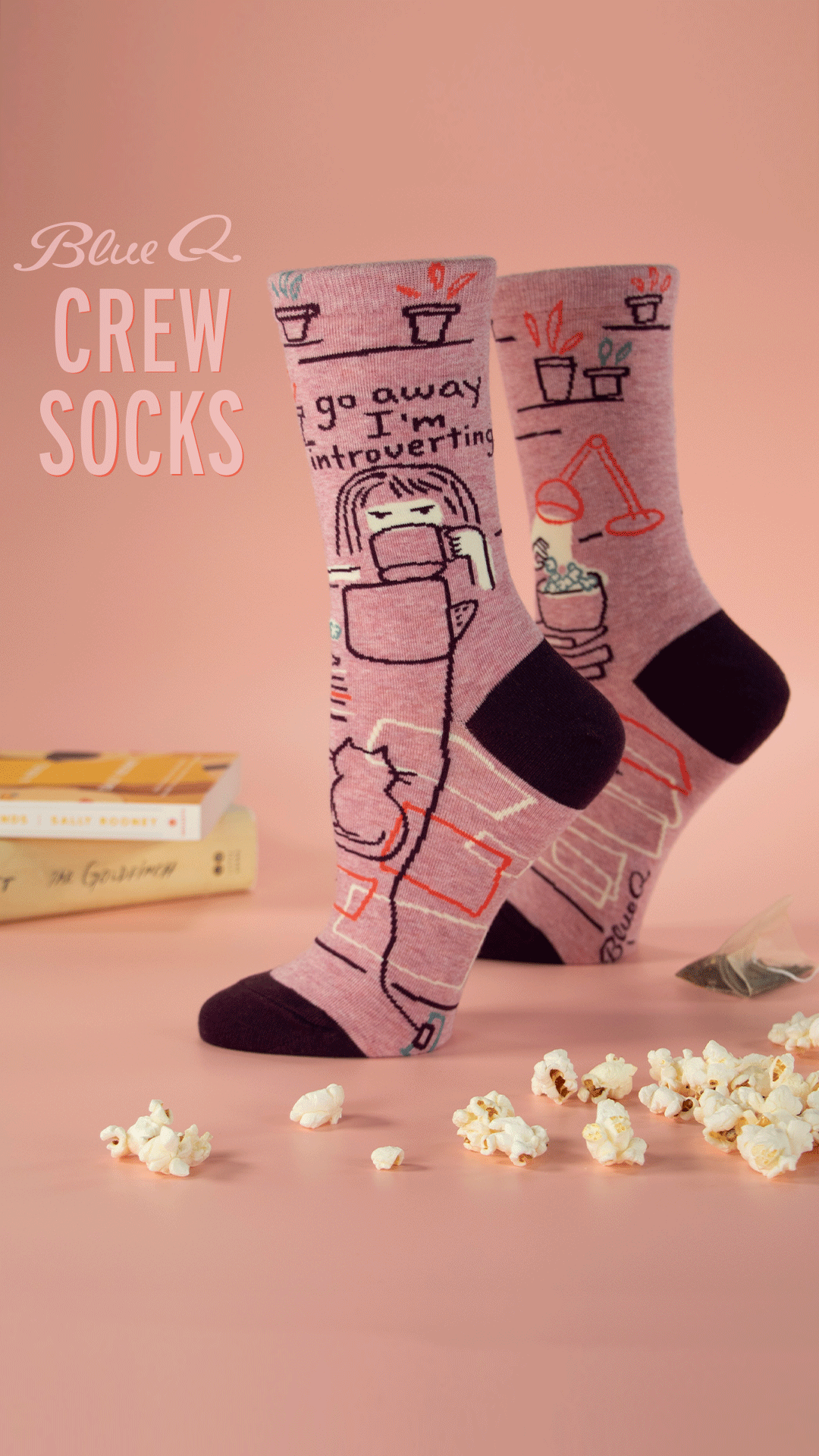 SW504 Go Away Introverting Women's Socks