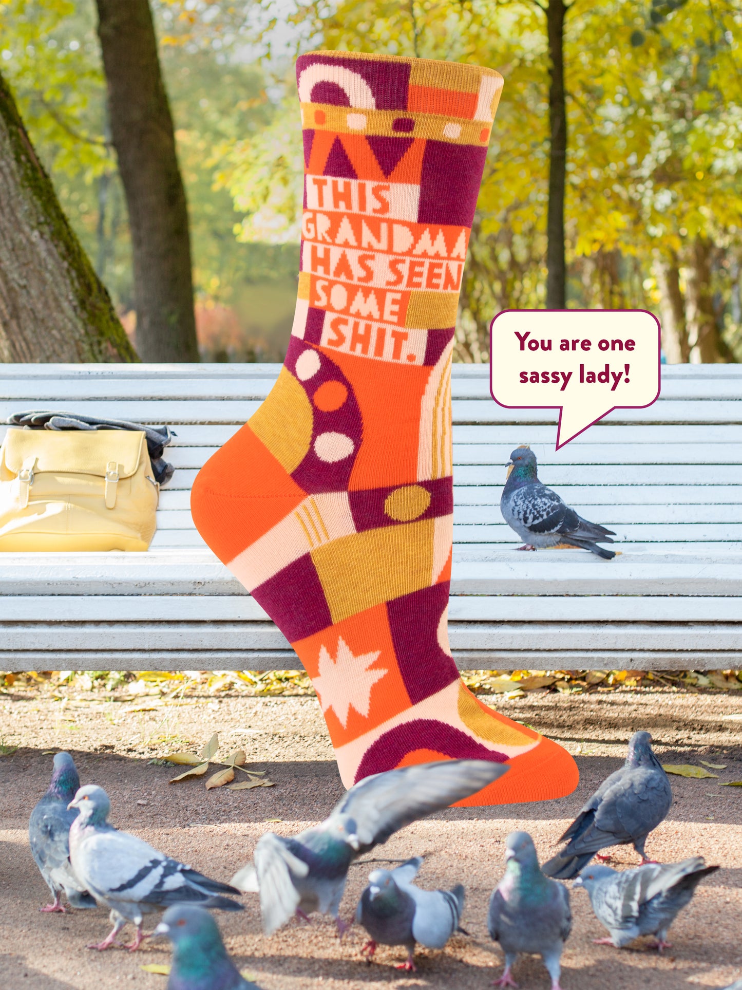SW539 Grandma's Seen Shit Women's Socks
