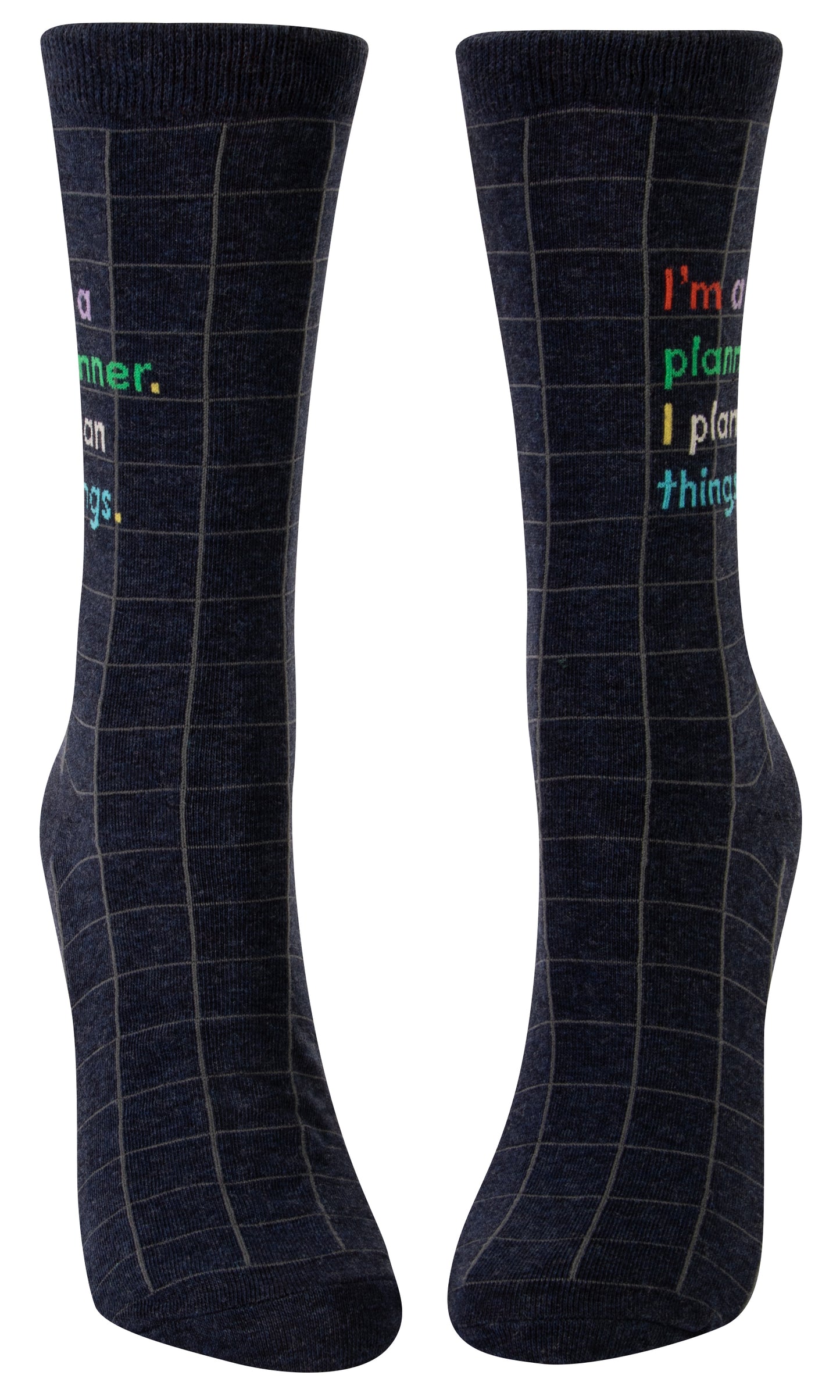 SW547 I'm a Planner Crew Socks