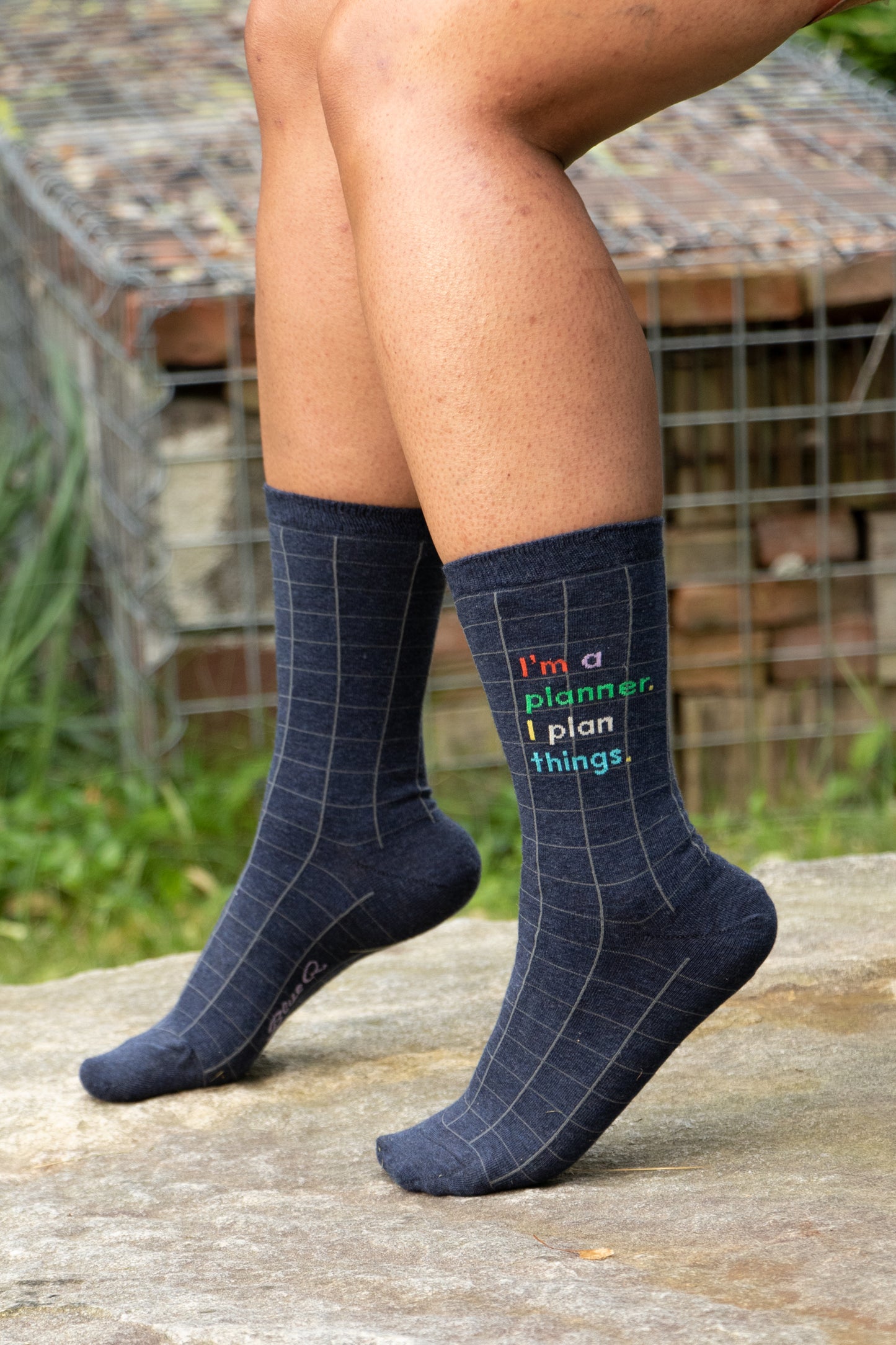 SW547 I'm a Planner Crew Socks