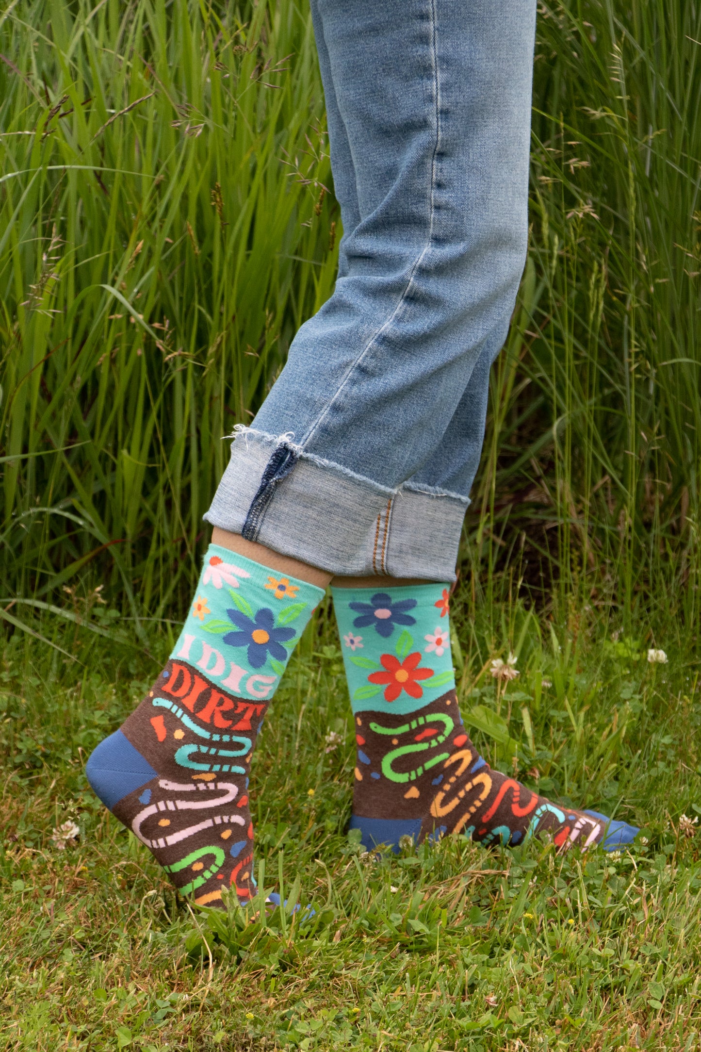SW550 I Dig Dirt Crew Socks