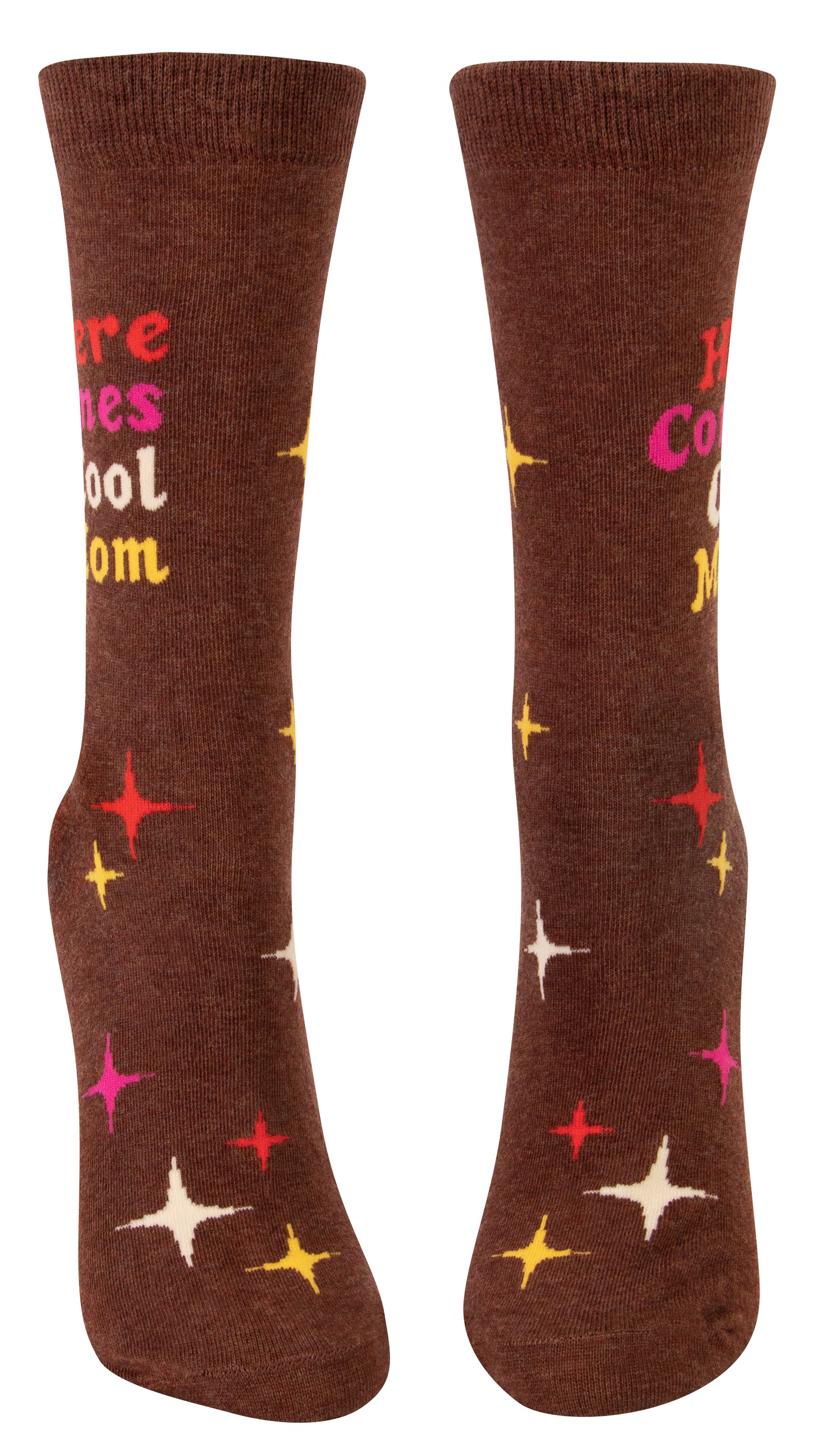 SW551 Here Comes Cool Mom Crew Socks