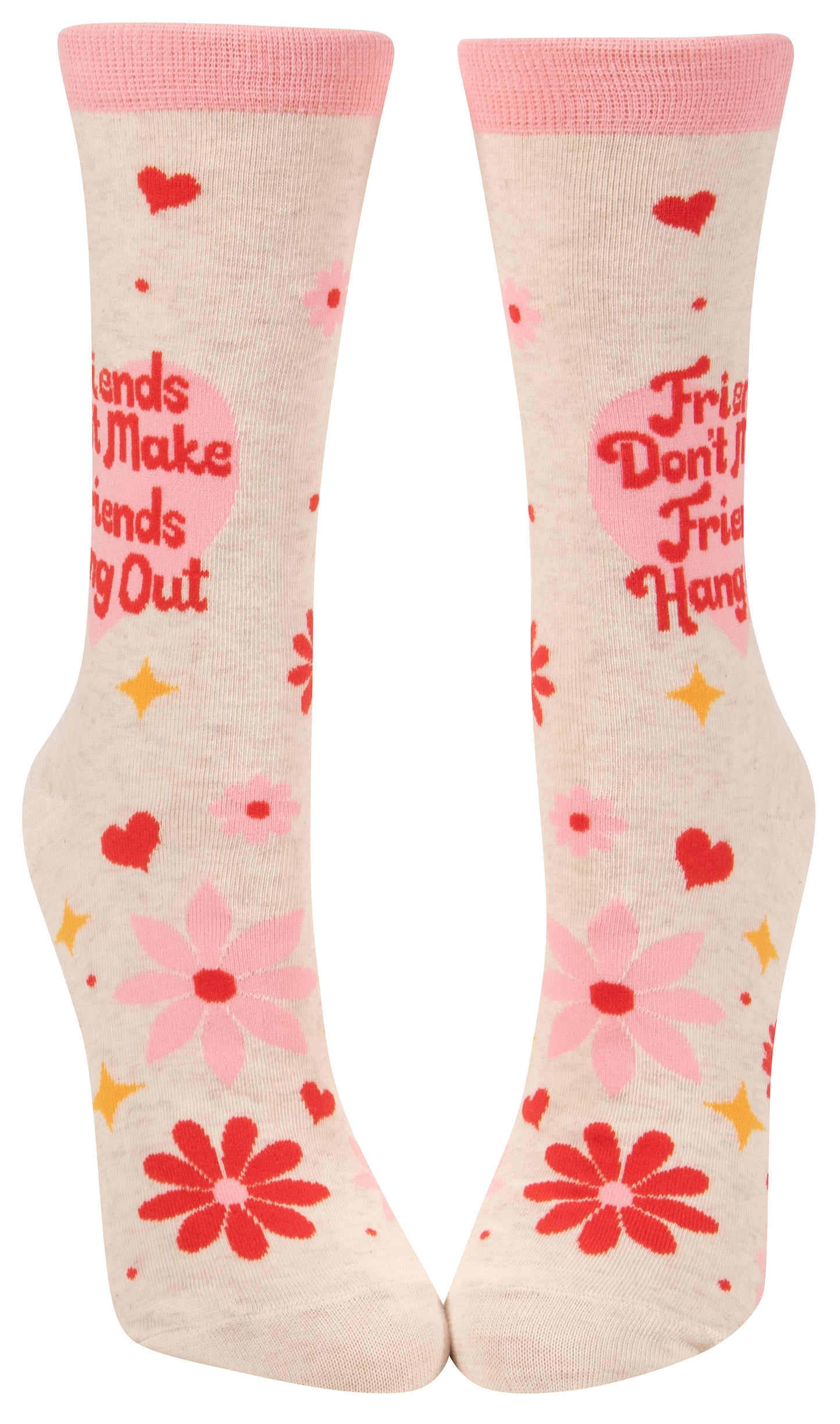 SW554 Friends Hang Out Crew Socks - new!