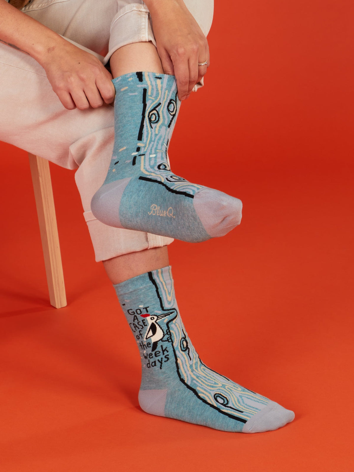 Case Of The Weekdays Crew Socks by Blue Q – image 6