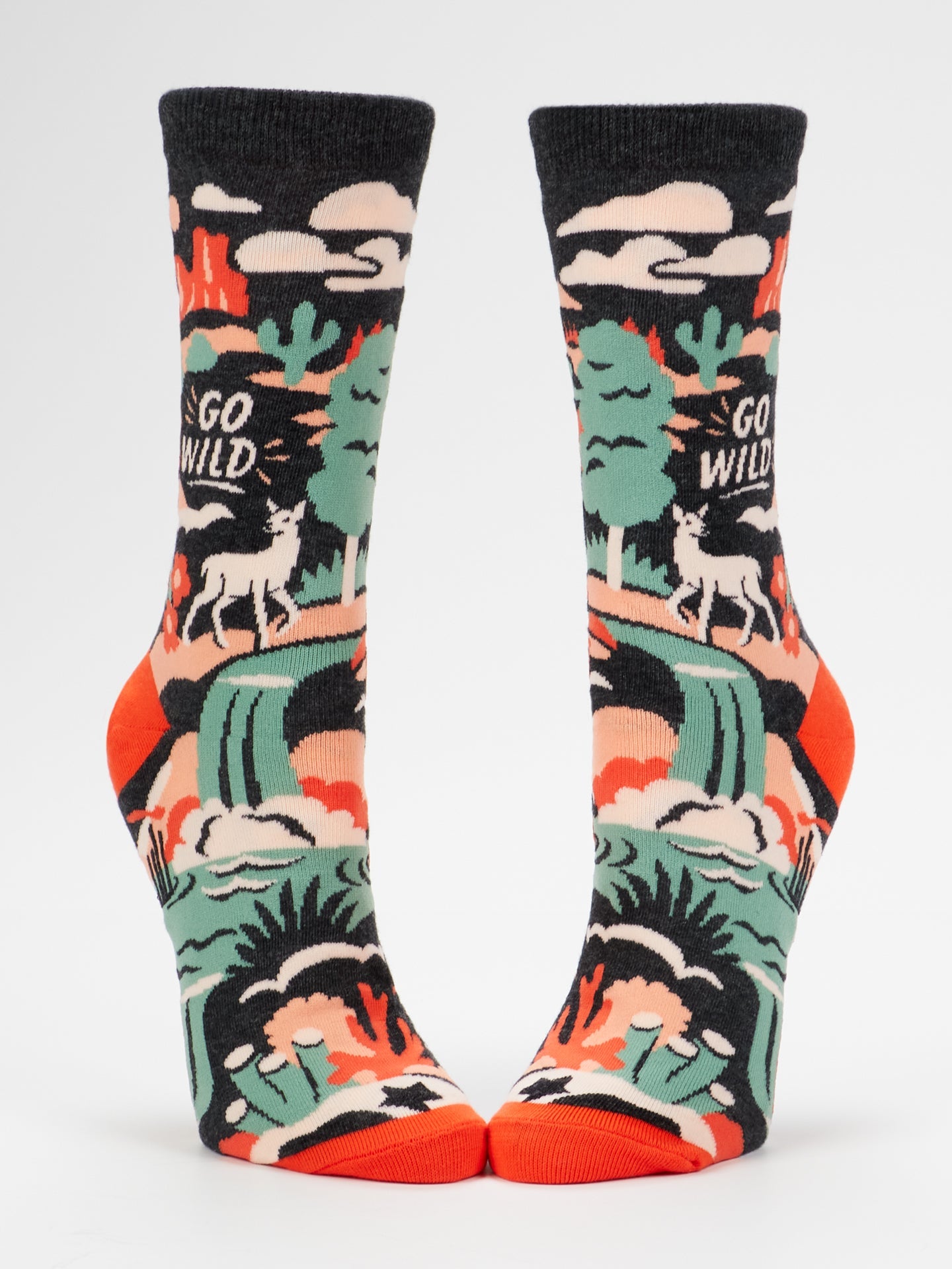 Go Wild Women's Crew Socks by Blue Q – image 2
