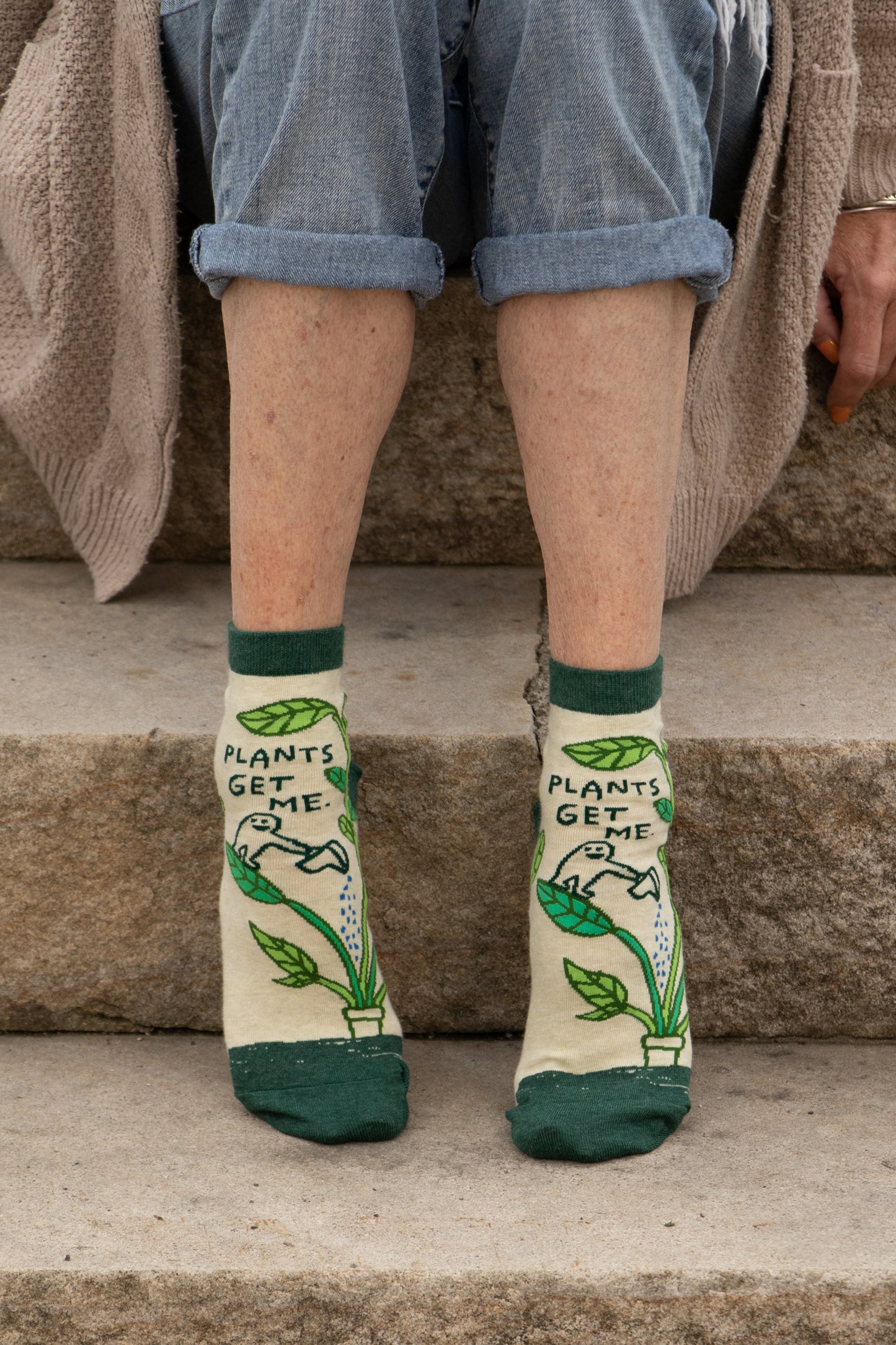 SW627 Plants Get Me Ankle Socks
