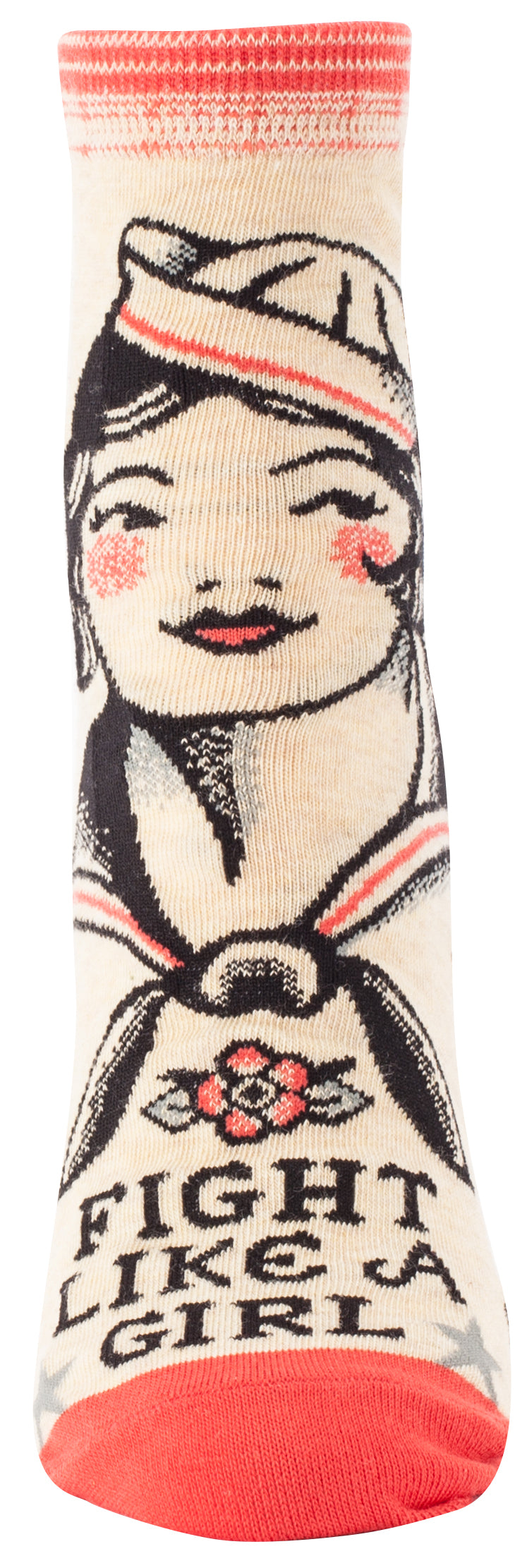 SW632 Fight Like A Girl Ankle Socks