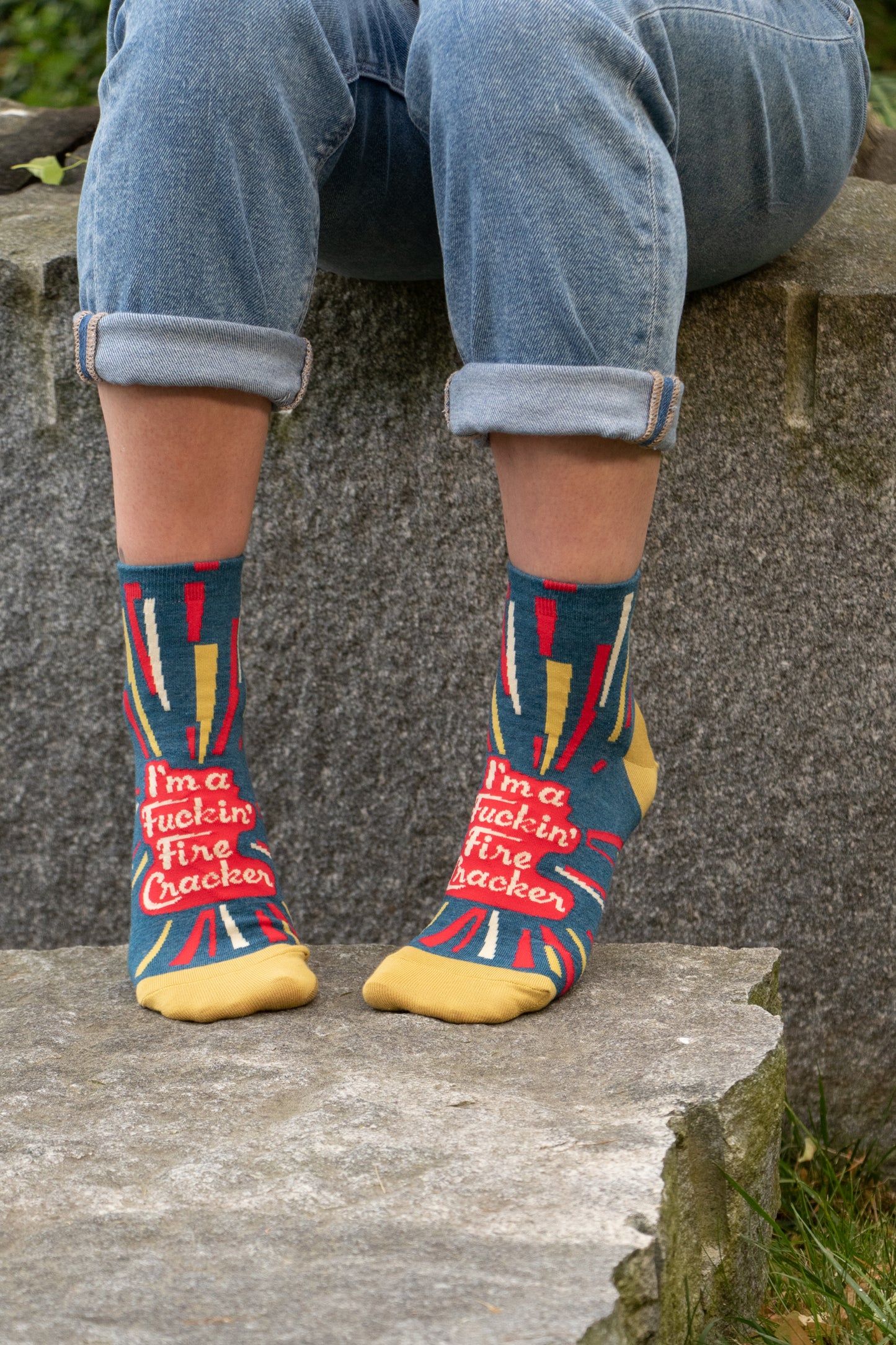 SW671 Fuckin' Firecracker Ankle Socks