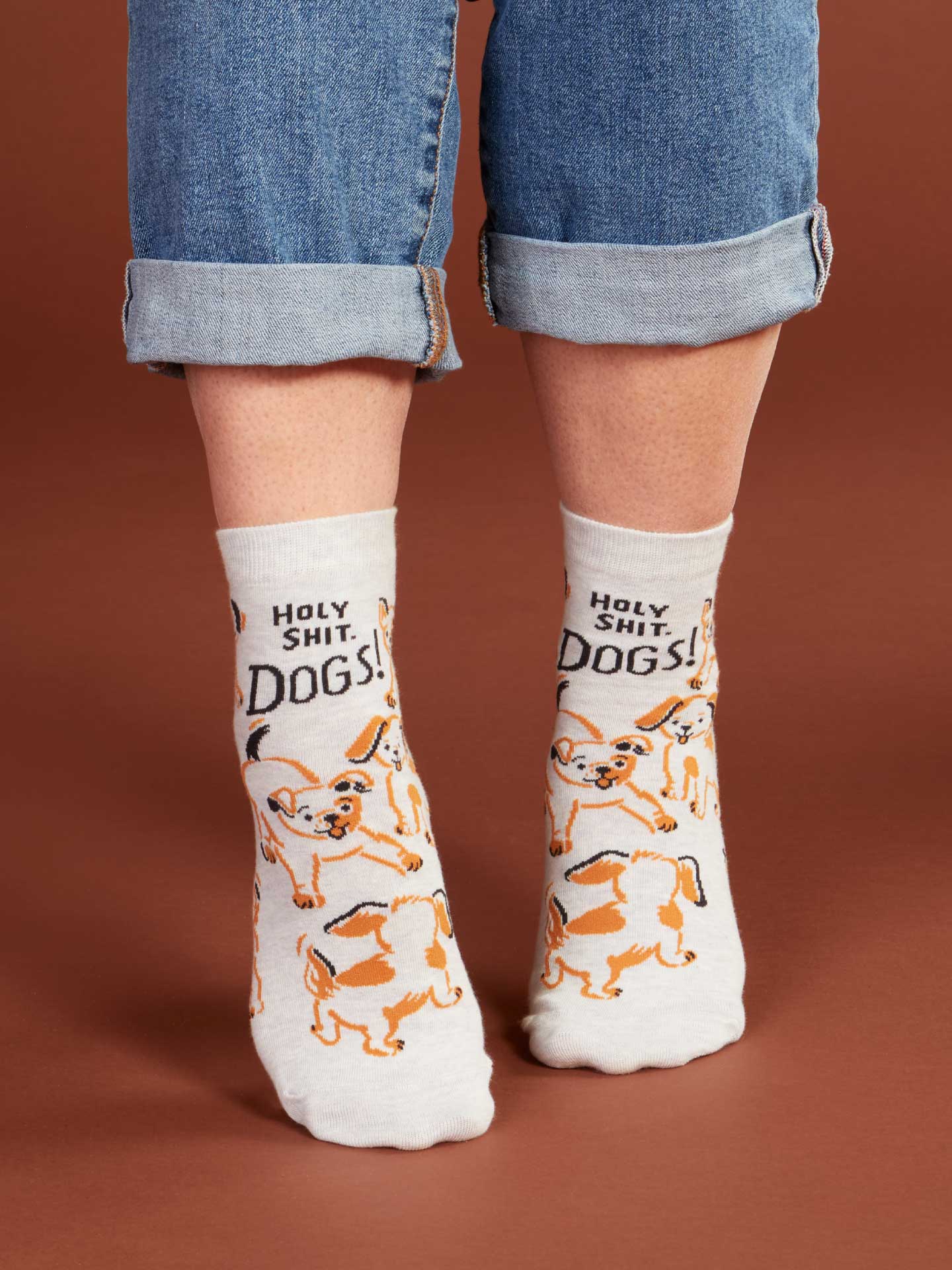 SW689 Holy Shit. Dogs! Ankle Socks