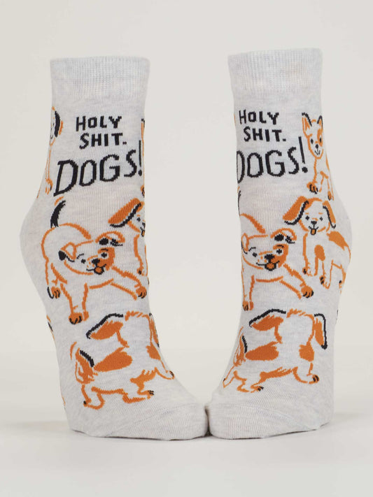 SW689 Holy Shit. Dogs! Ankle Socks