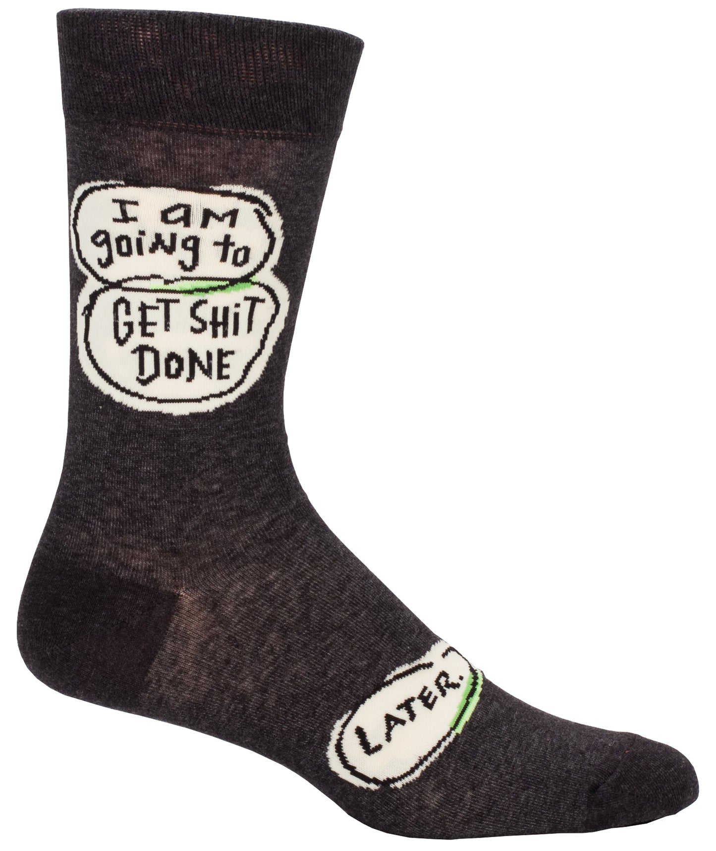 SW802 Get Shit Done Later Men's Socks