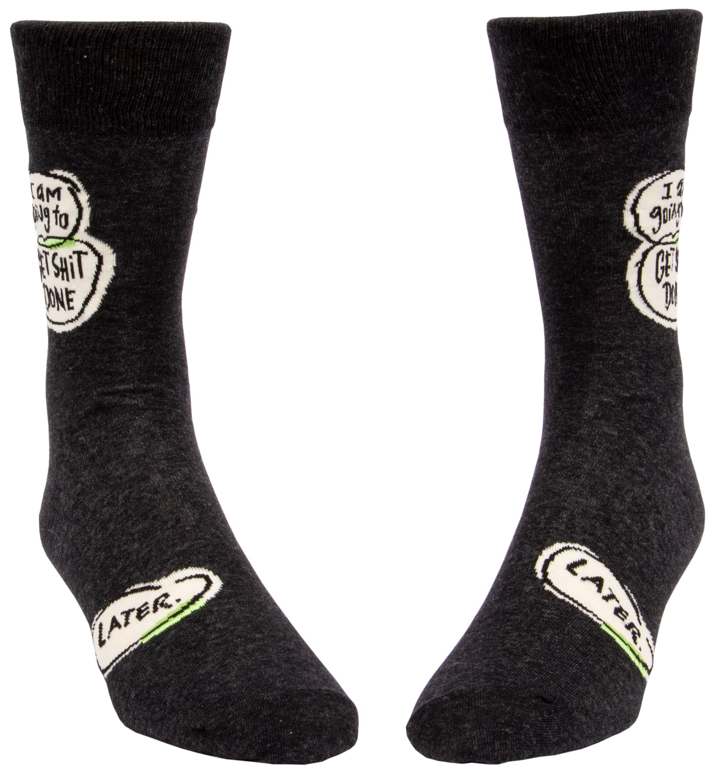 SW802 Get Shit Done Later Men's Socks