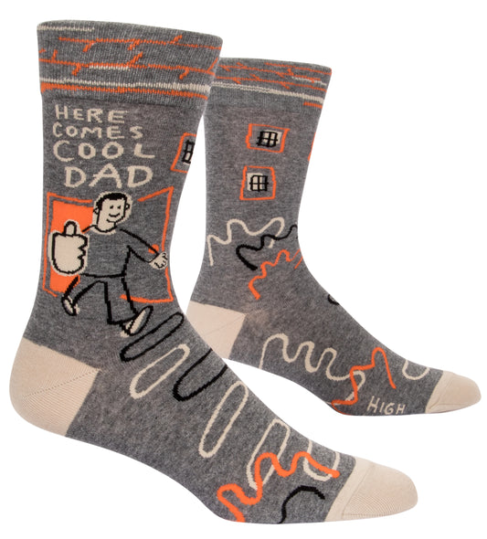 SW857 Here Comes Cool Dad Men's Socks