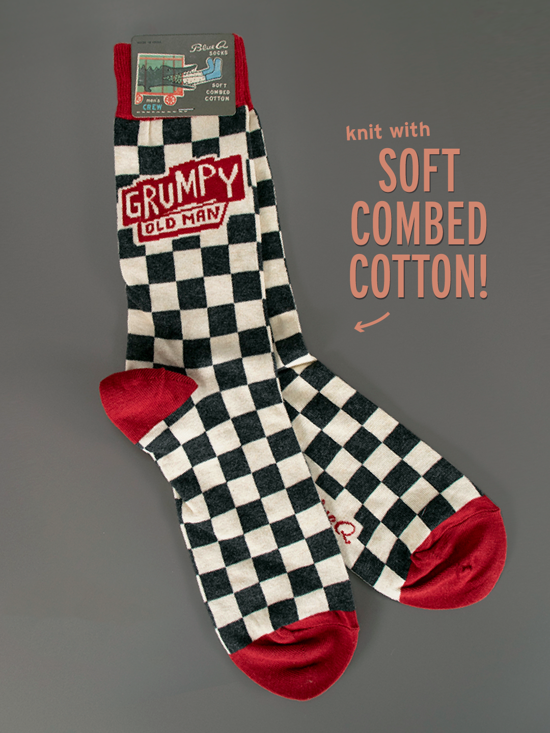 SW869 Grumpy Old Man Men's Socks