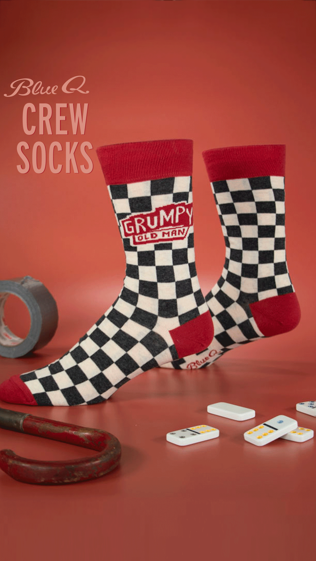 SW869 Grumpy Old Man Men's Socks