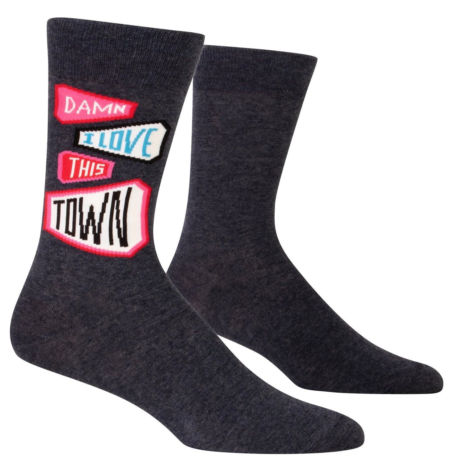 SW892 Damn I Love This Town Men's Socks