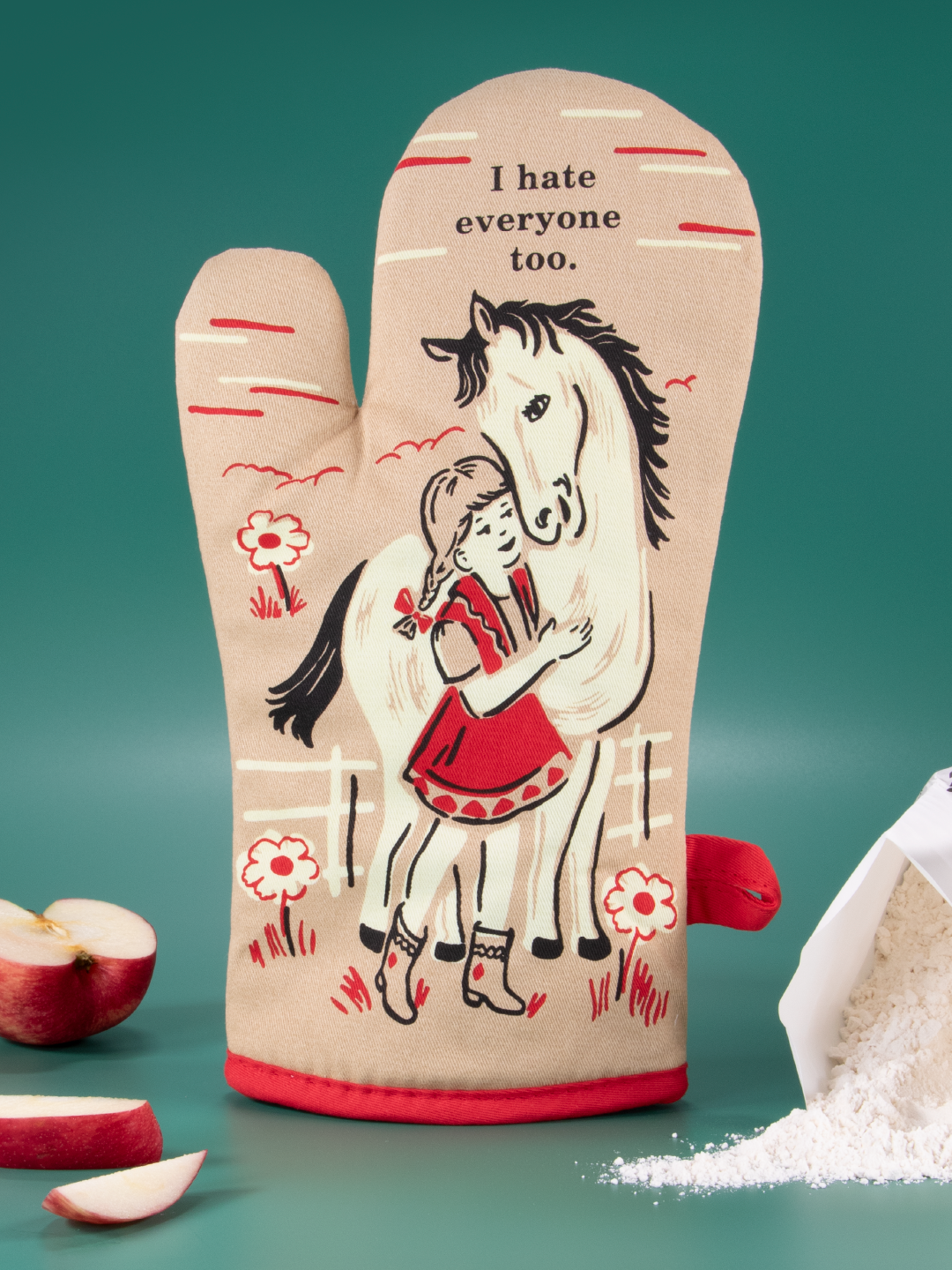 WW100 I Hate Everyone Too Oven Mitt
