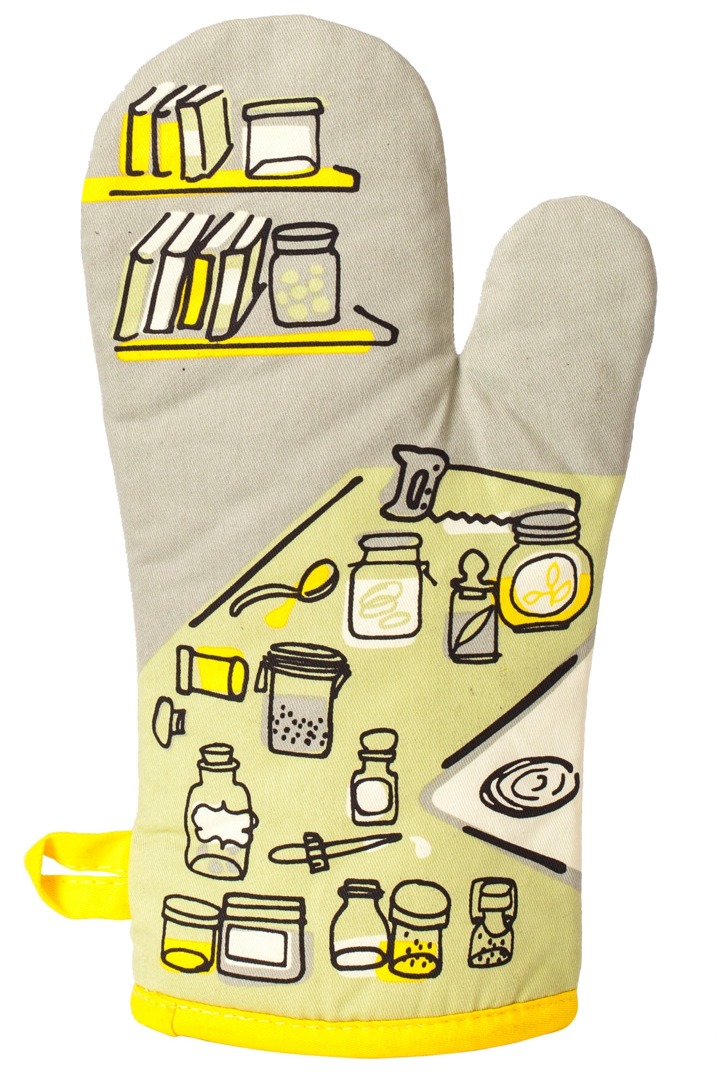 WW111 Blue Q Recipe On Your Ass Oven Mitt