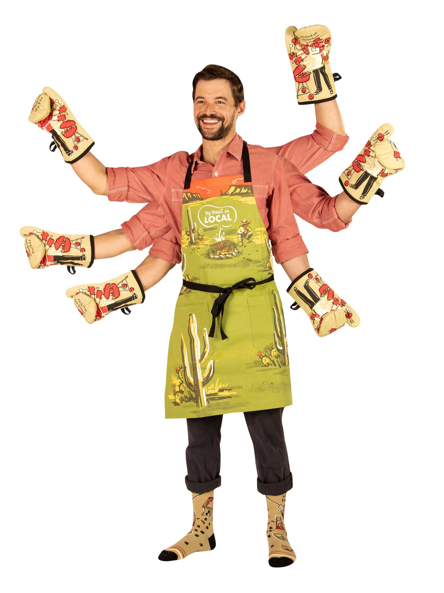 WW113 Feed All You Fuckers Oven Mitt