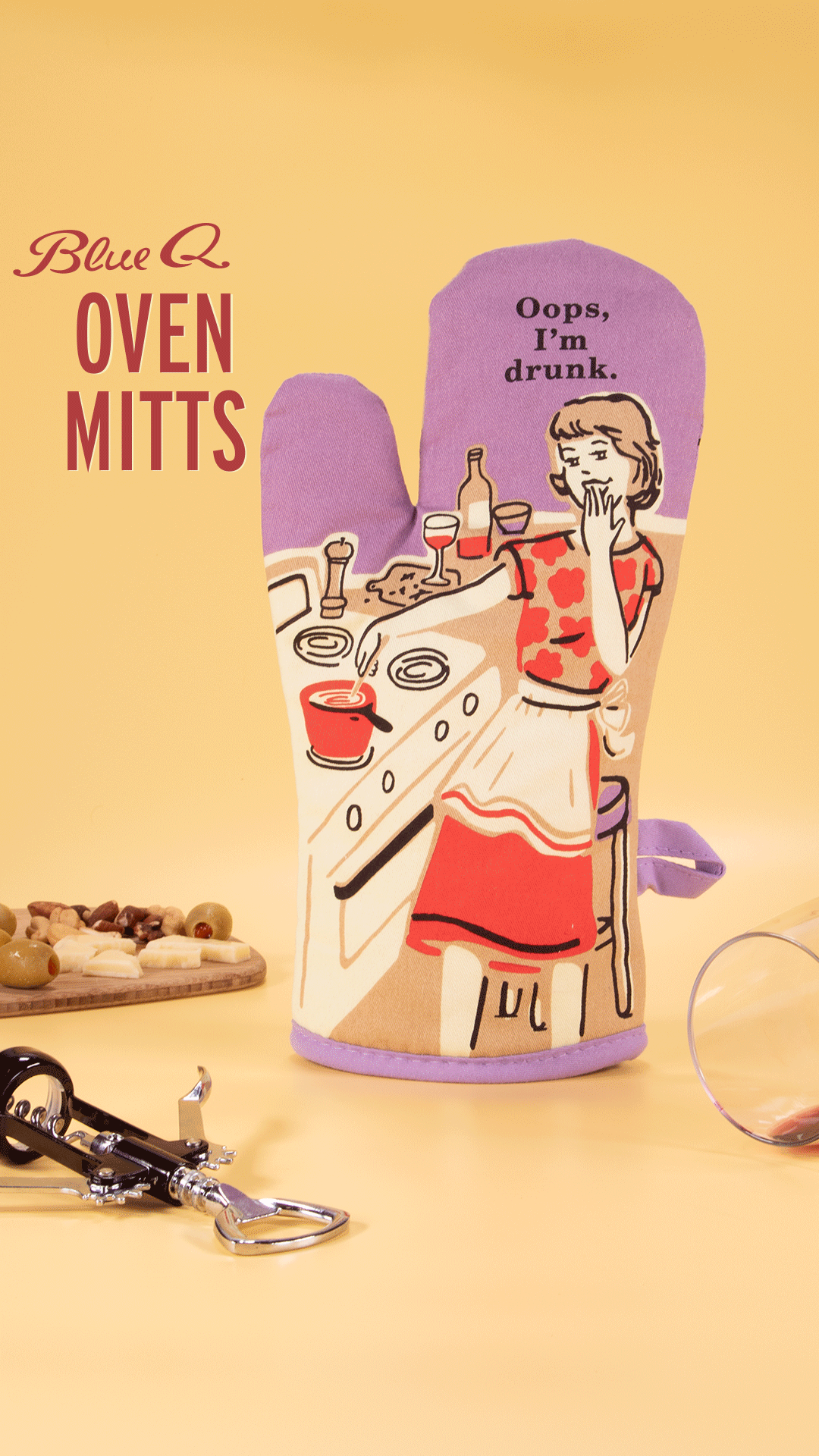 WW120 Oops, I'm Drunk Oven Mitt