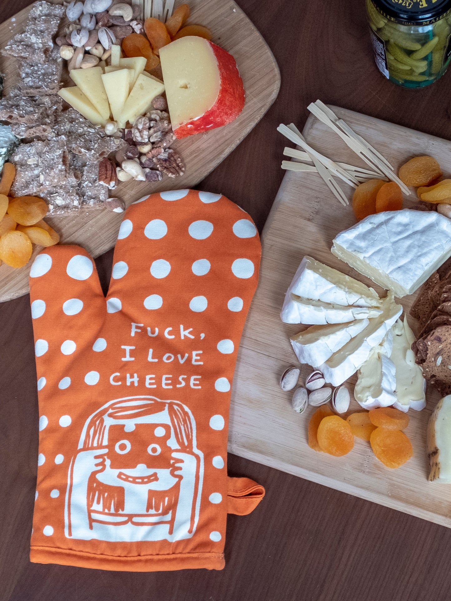 WW121 Fuck, I Love Cheese Oven Mitt
