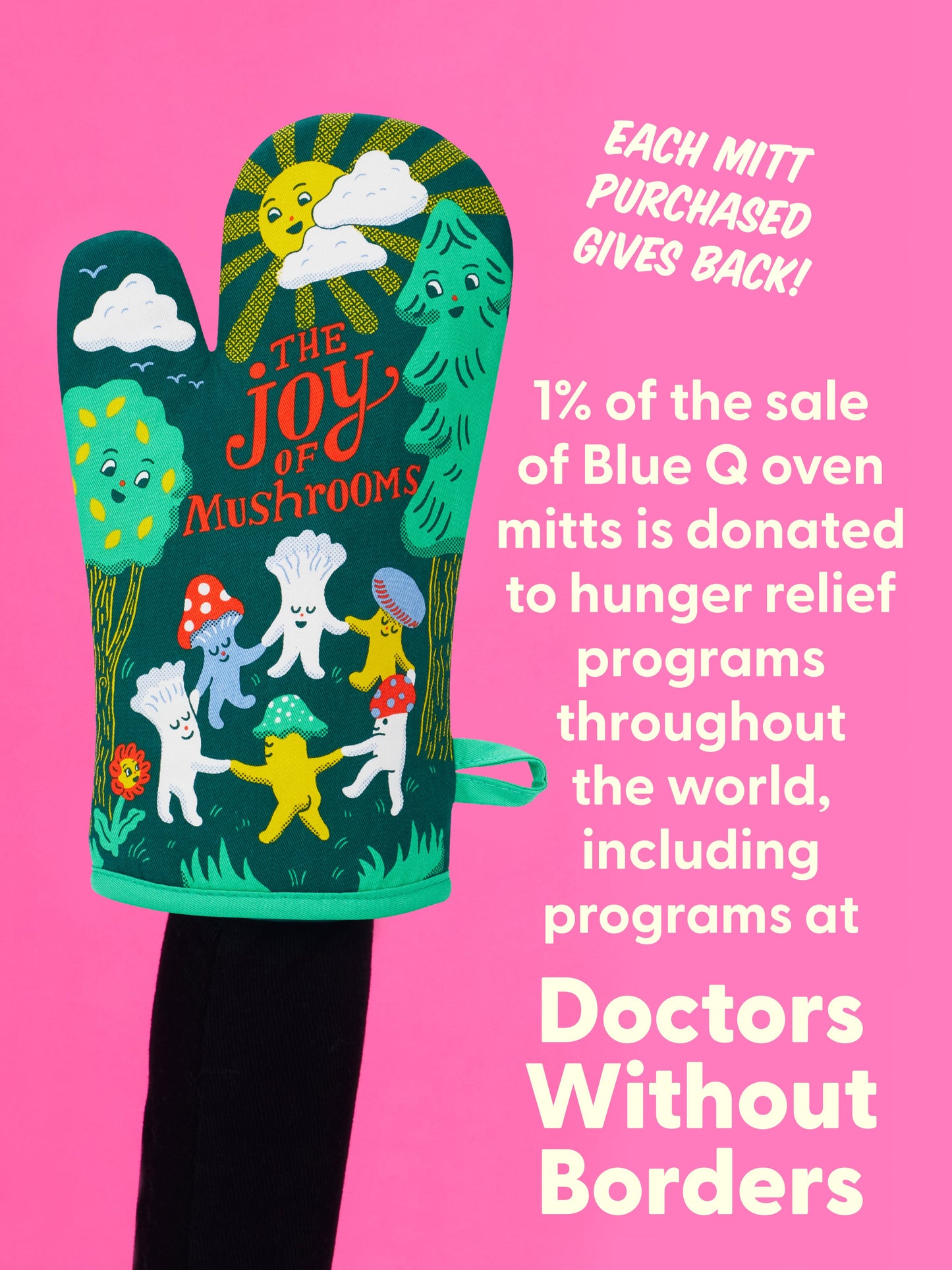 The Joy Of Mushrooms Oven Mitt by Blue Q – image 6