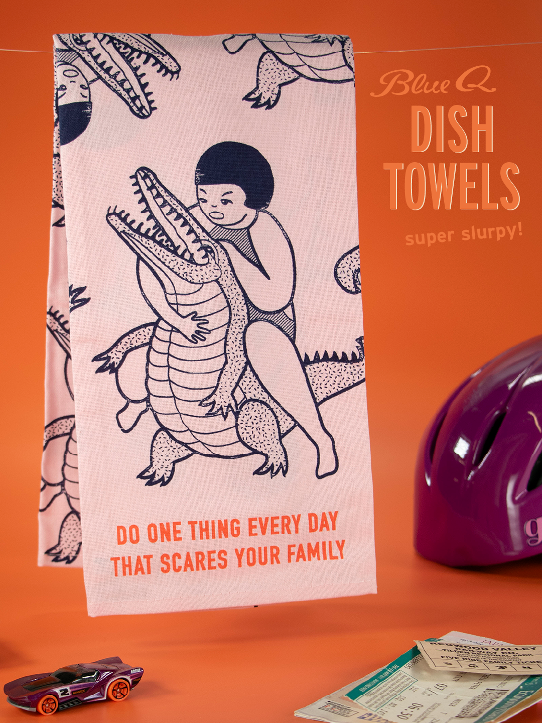 WW305 Scares Your Family Dish Towel