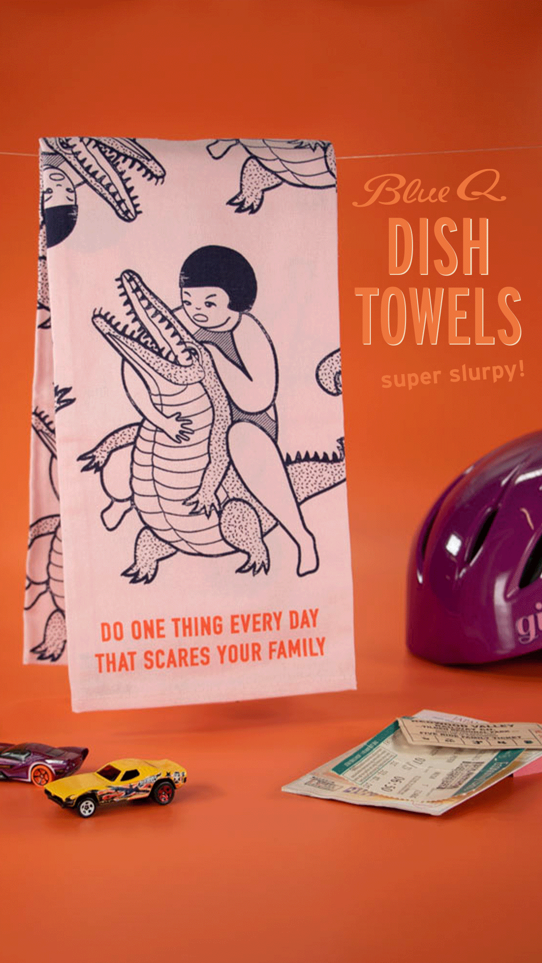 WW305 Scares Your Family Dish Towel