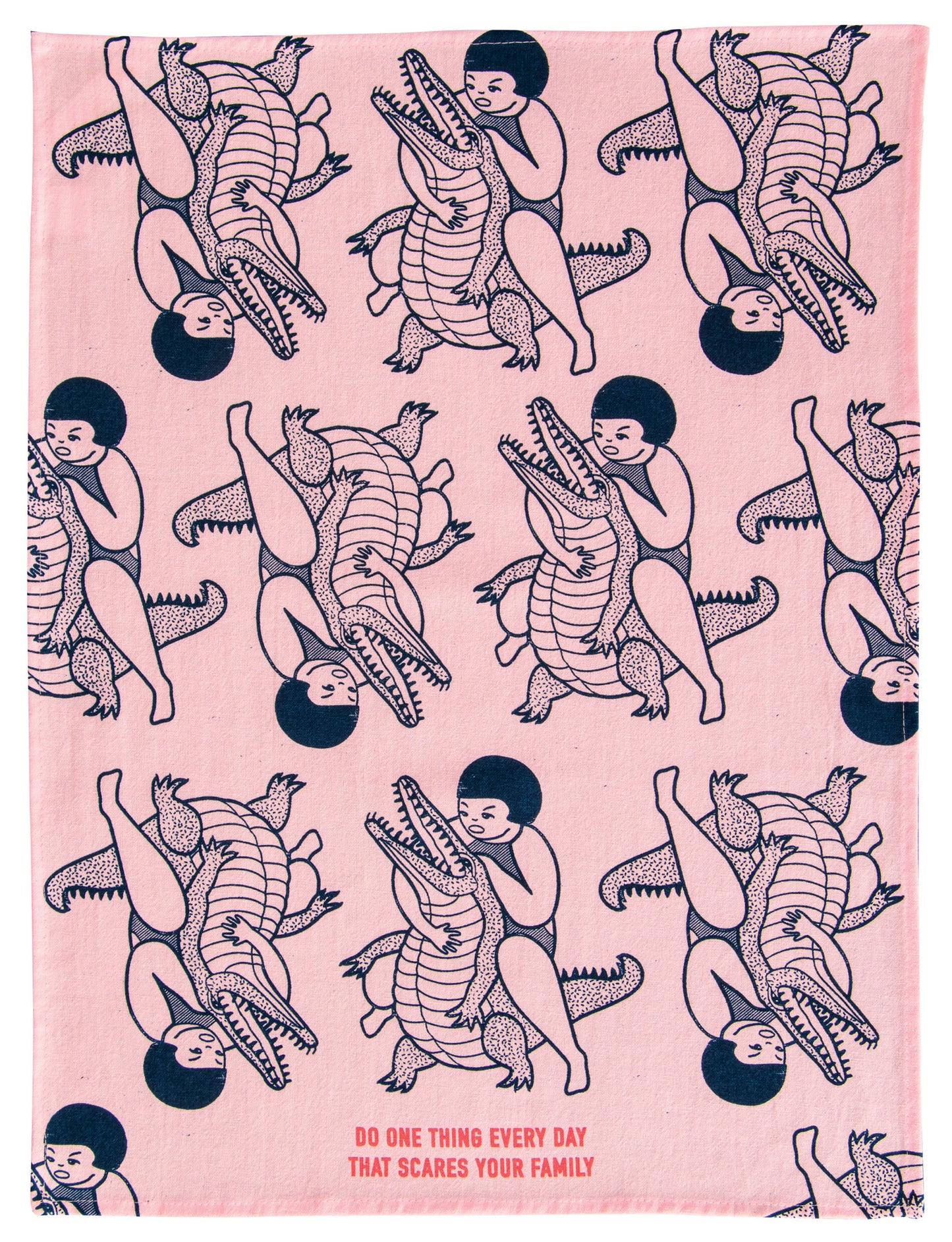 WW305 Scares Your Family Dish Towel