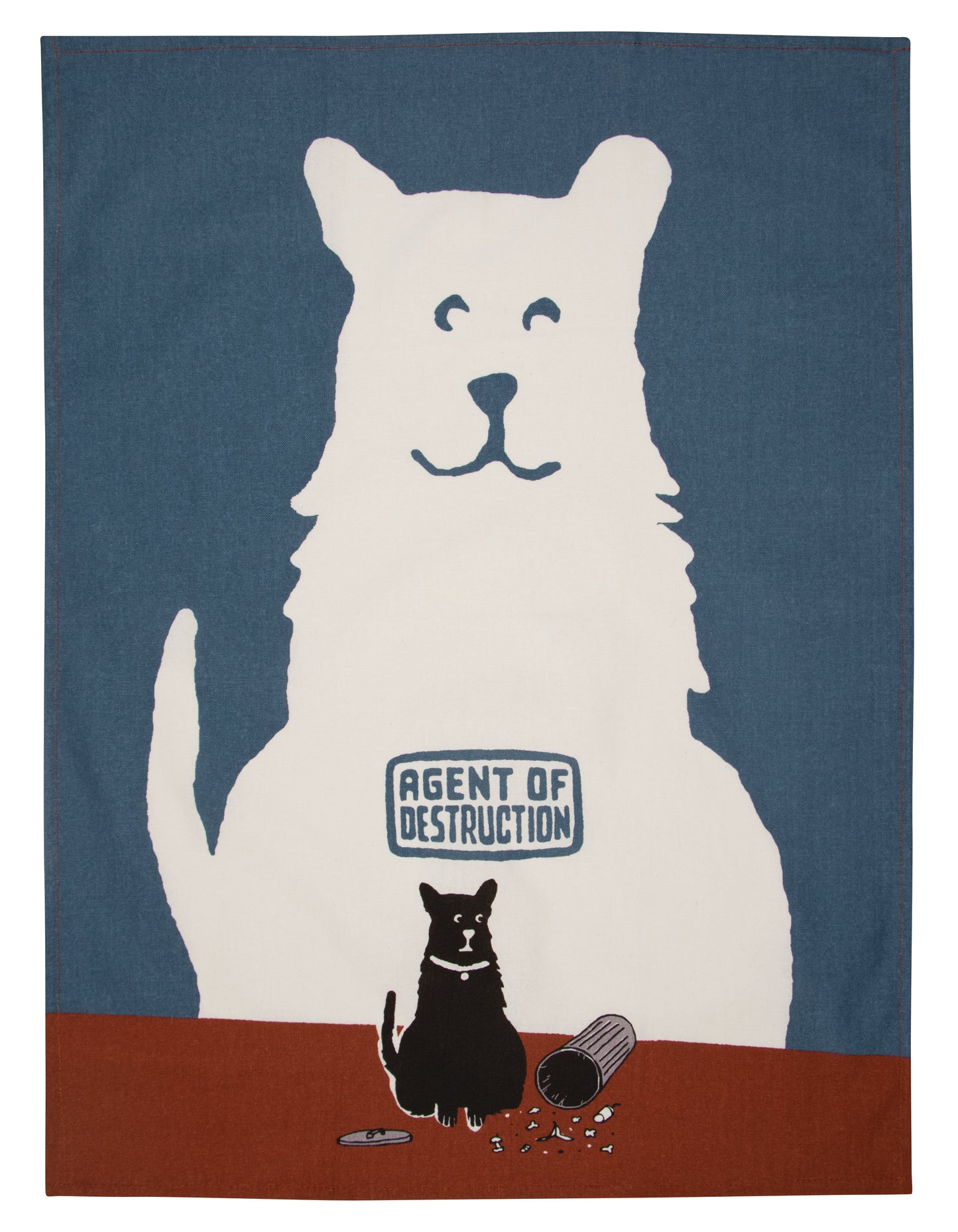 WW356 Agent Of Destruction Dish Towel