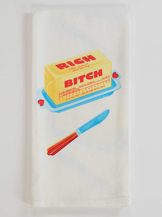 WW365 Rich Bitch Dish Towel