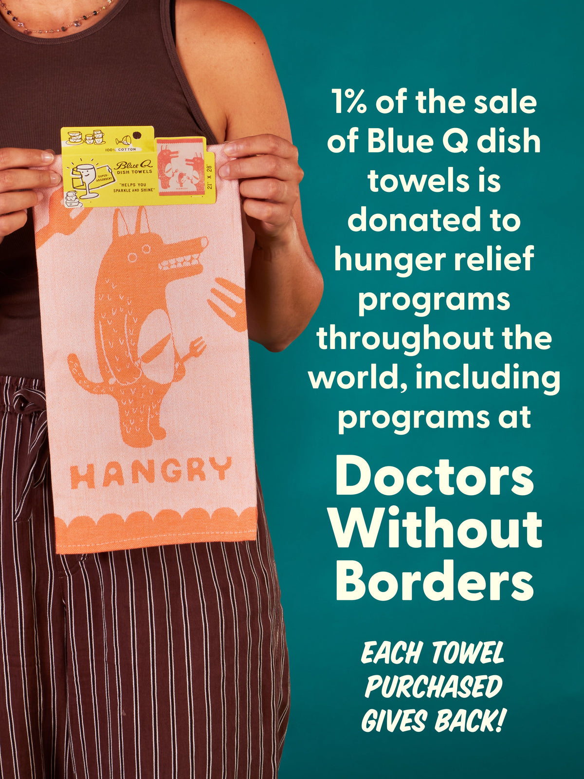 Hangry Dish Towel by Blue Q – image 8