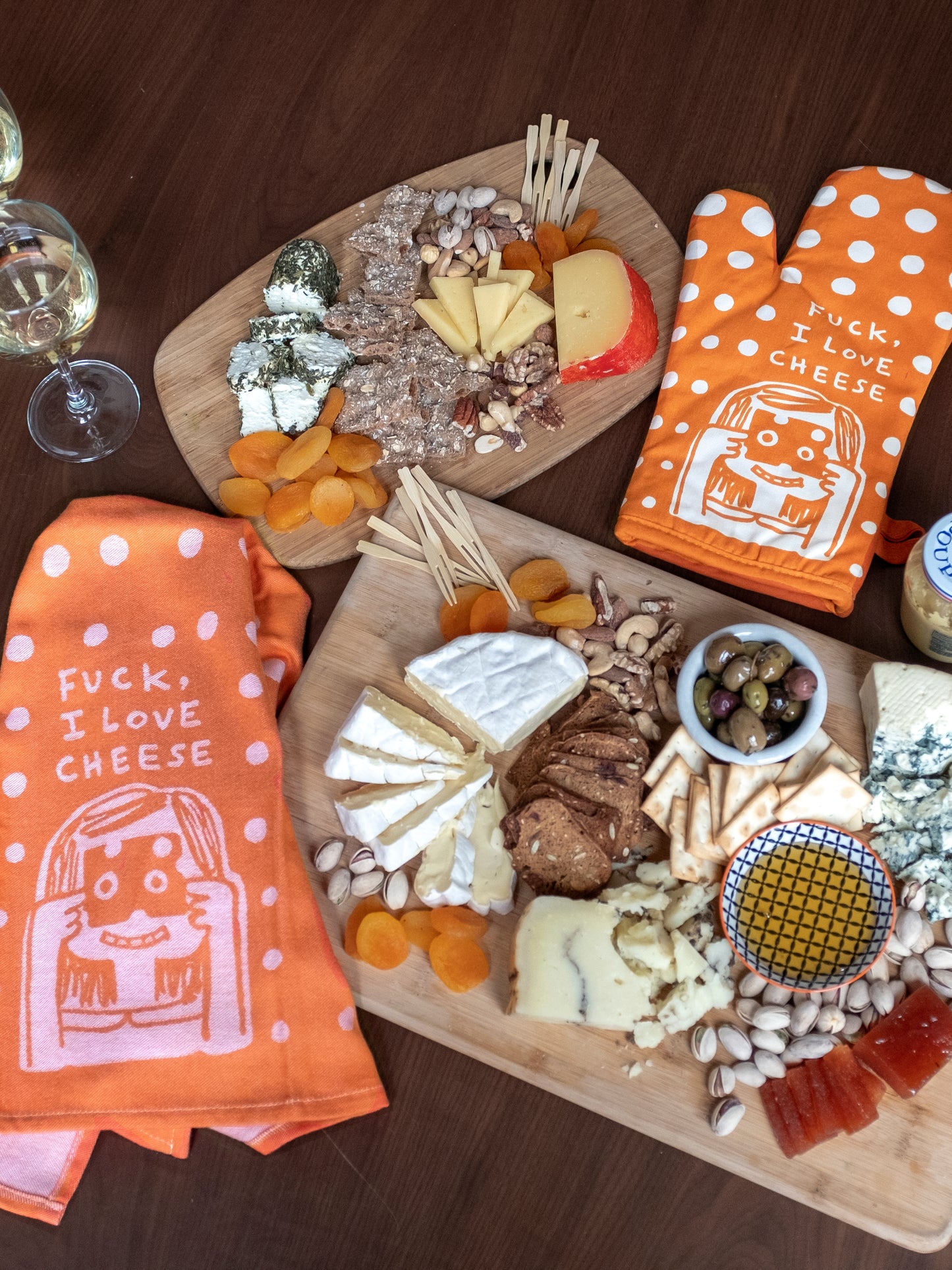 WW121 Fuck, I Love Cheese Oven Mitt
