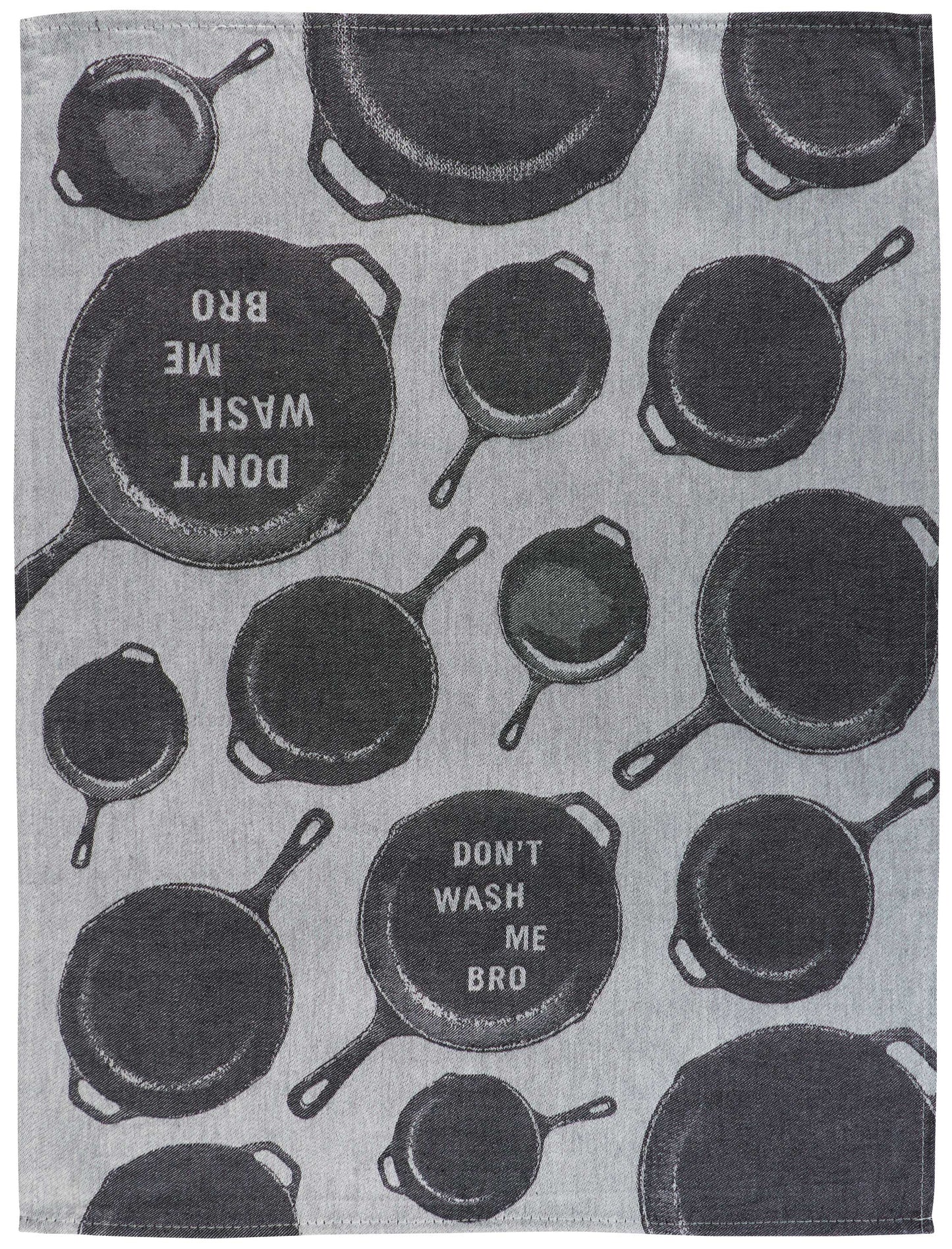 WW632 Don't Wash Me Bro Dish Towel - NEW!