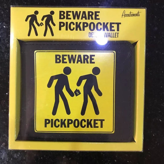 11827 Beware Pickpocket Deluxe Wallet