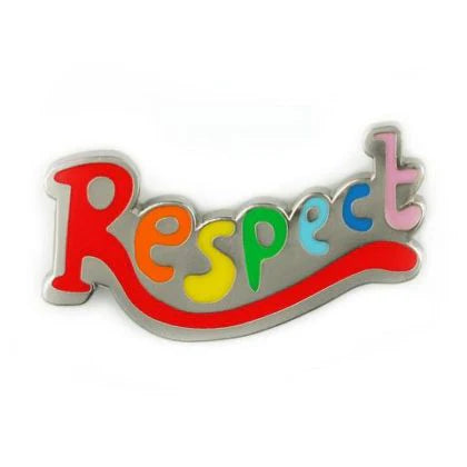 Respect Enamel Pin