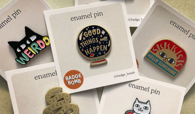 Badge Bomb Pin Badges