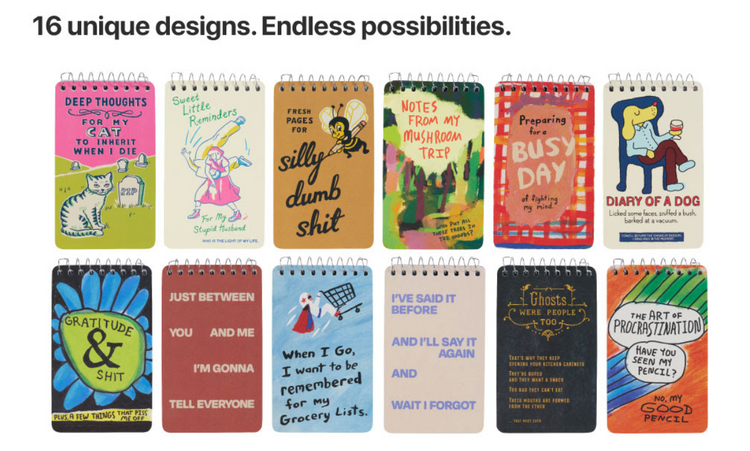 Blue Q Notebooks