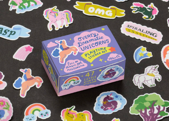 Blue Q Sticker Sets