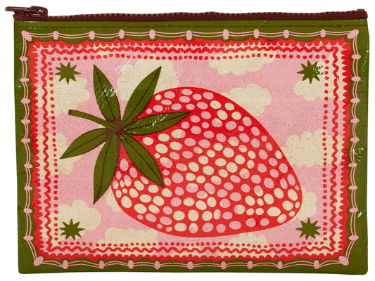 QA3002 Strawberry Clouds Zipper Pouch