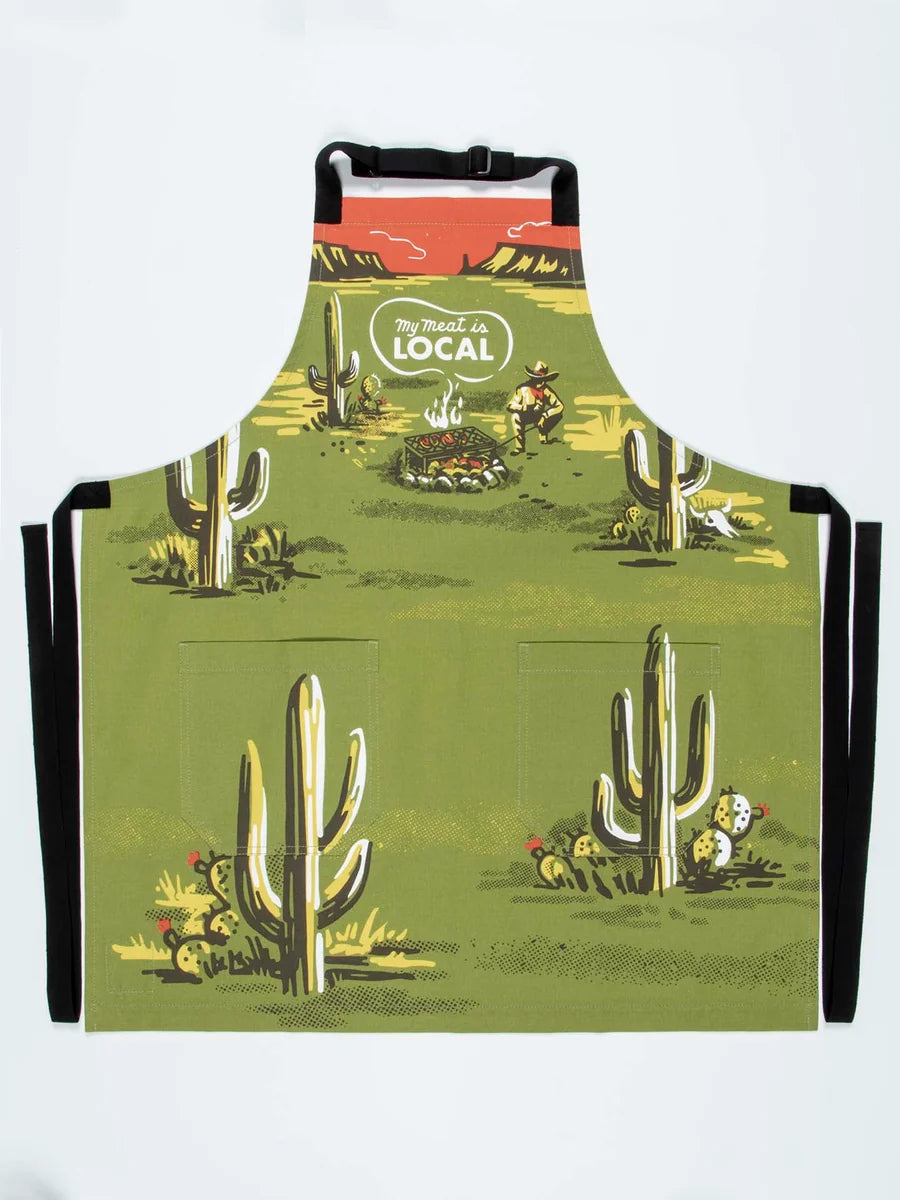 WW811 My Meat is Local Apron