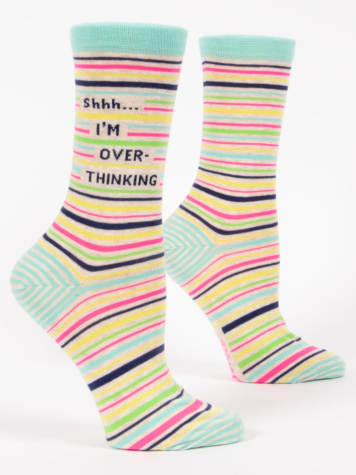 Shhh..I'm Overthinking Women's Socks by Blue Q – image 3