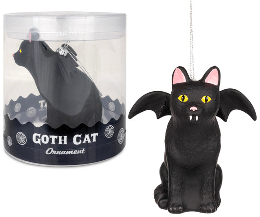 '13071 Goth cat Ornament Christmas Decoration