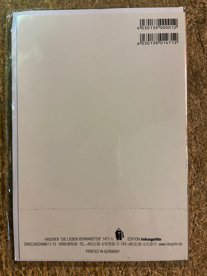 Inkognito Greeting Card 1471