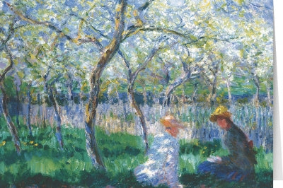 Tushita Card Claude Monet - Springtime (1886)