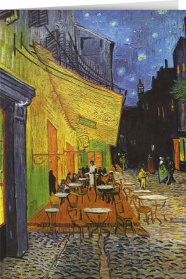 Tushita Card Vincent van Gogh - The Cafe Terrace on the Place (1888)