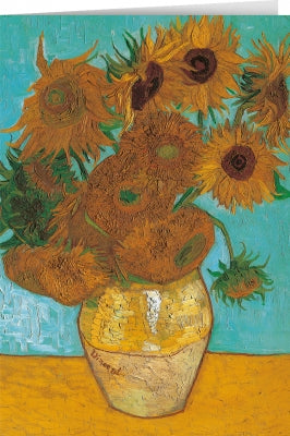 Tushita Card Vincent van Gogh - Vase with twelve sunflowers (1888)