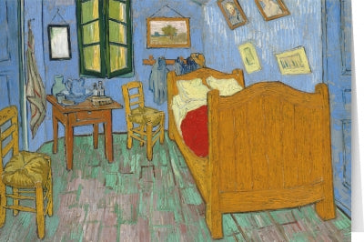 Tushita Card Vincent van Gogh - The bedroom in Arles (1889)