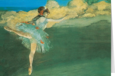 Tushita Card Edgar Degas - The Star: Dancer on Point (1877 1878)